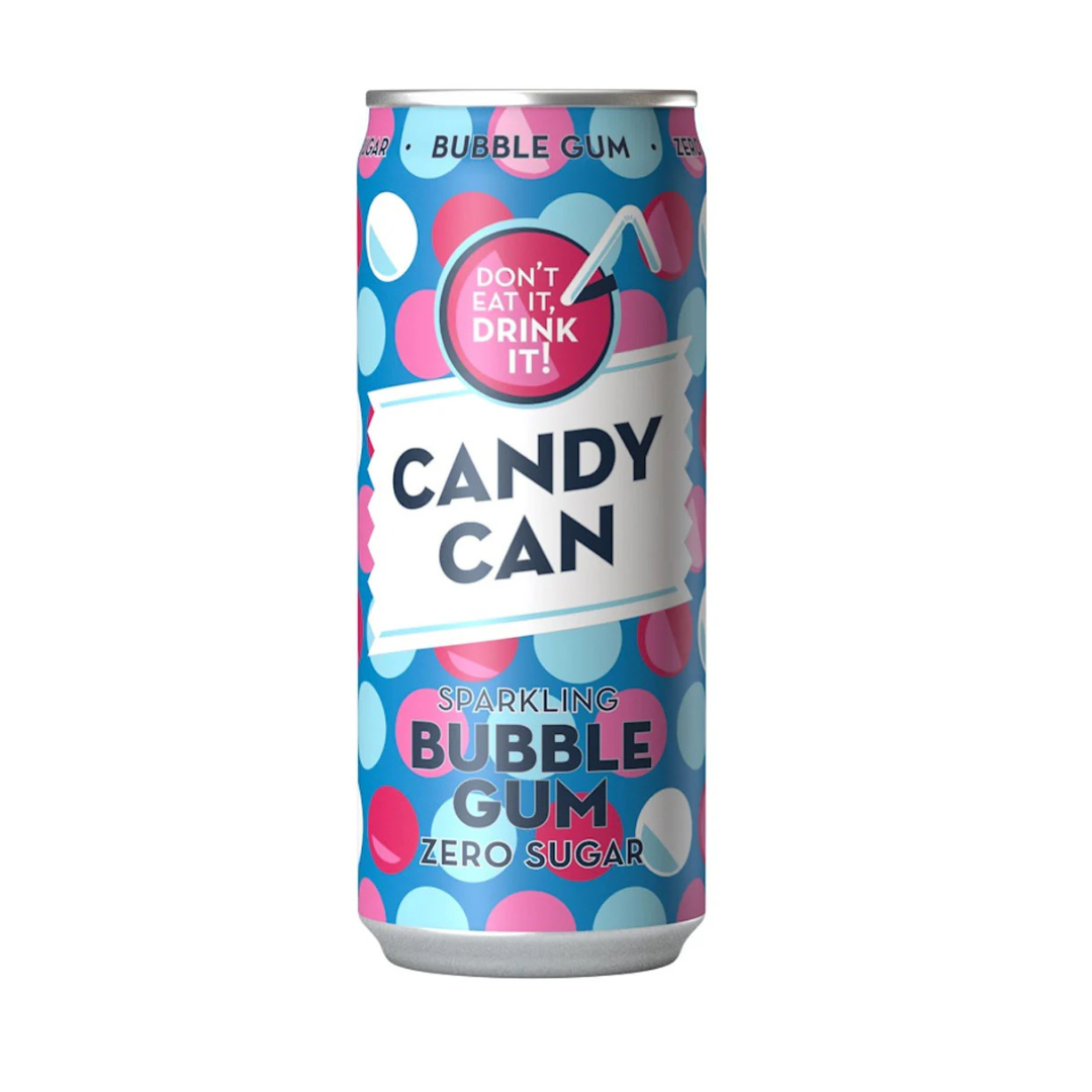 Candy Can Sparkling Bubble Gum