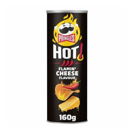 Pringles Hot Flamin Cheese Flavour - Patatine piccanti gusto Formaggio