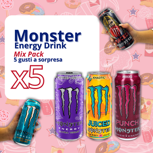 Monster Energy Box - 5 Gusti a Sorpresa