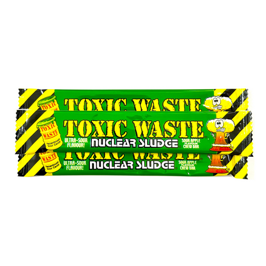 Toxic Waste Nuclear Sludge Chew Bar Sour Apple